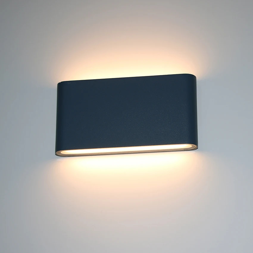 

Aluminim Led Wall Lamps Waterproof Up and Down Wall Sconce Corridor Stair Bedside Living Room Wall Light Fixture Hallway X10