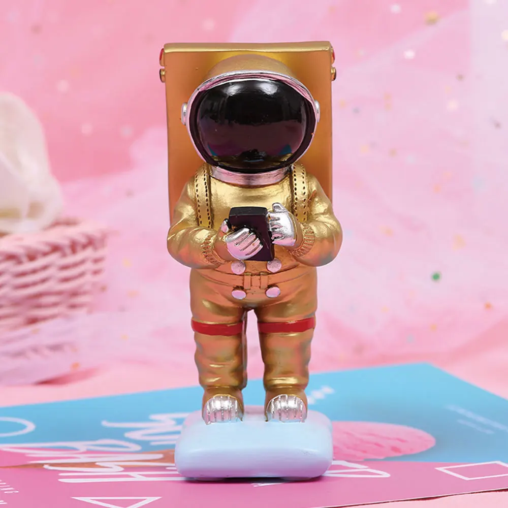 Креативный космический астронавт держатель для мобильного телефона из смолы