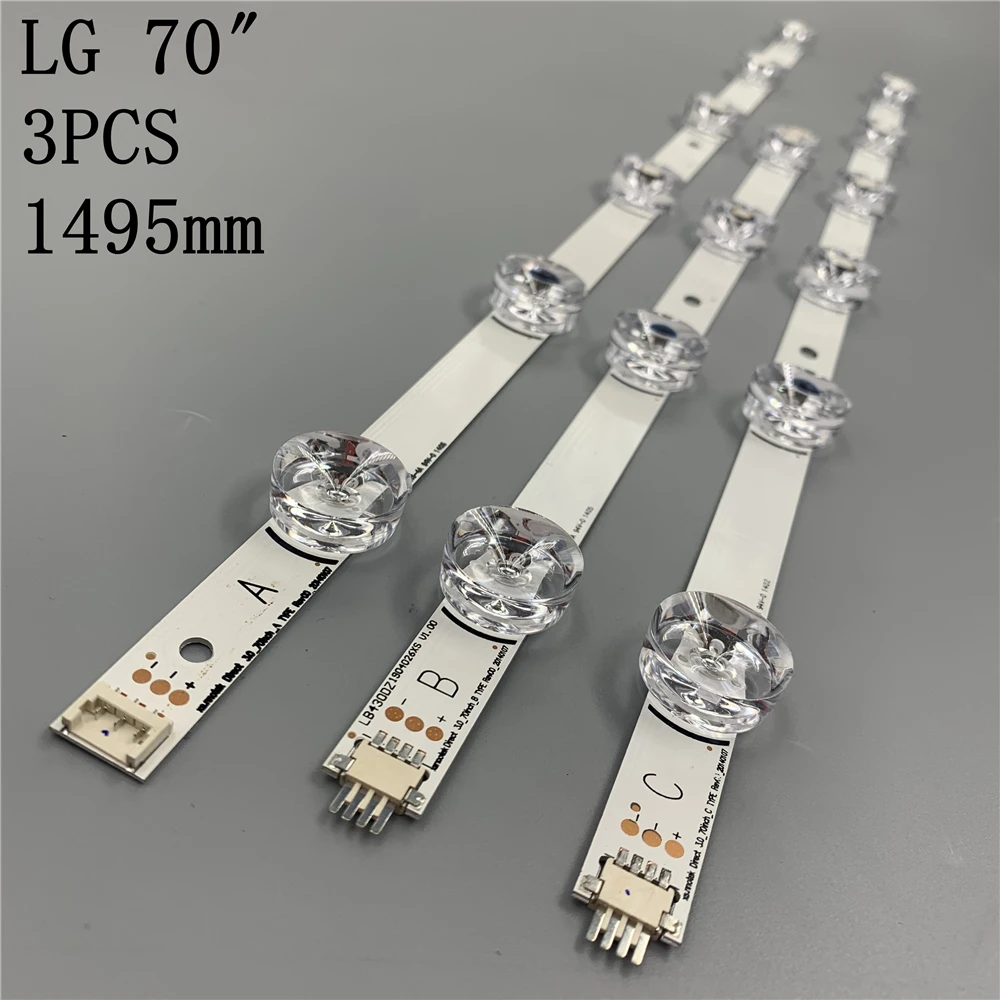 

LED Backlight Lamp strip For LIG drt 3.0 70" TV 70GB7200 70LB7100 lnnotek Direct 3.0_70inch ABC HC700CUF-VHHD2-11XX 70lb650v