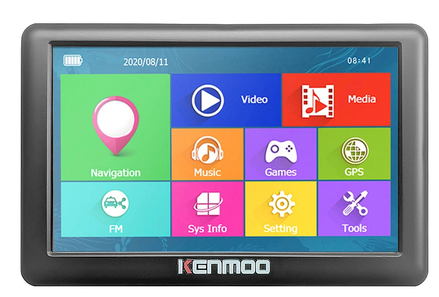 Портативный GPS-навигатор HD 5 дюймов 2021 карт для Европы России автомобиля
