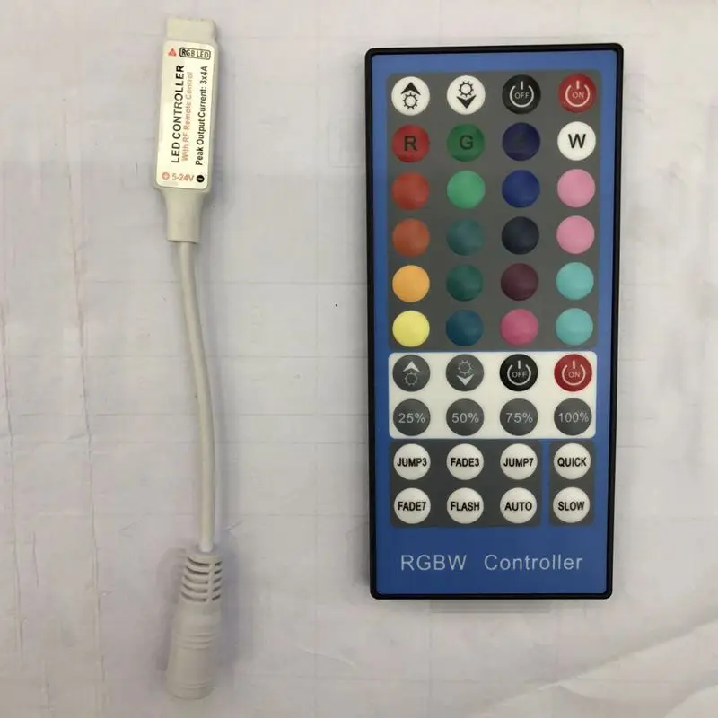 40 ключ 5PIN ИК пульт дистанционного управления для 3528 5050 RGBW RGBWW Светодиодная лента DC