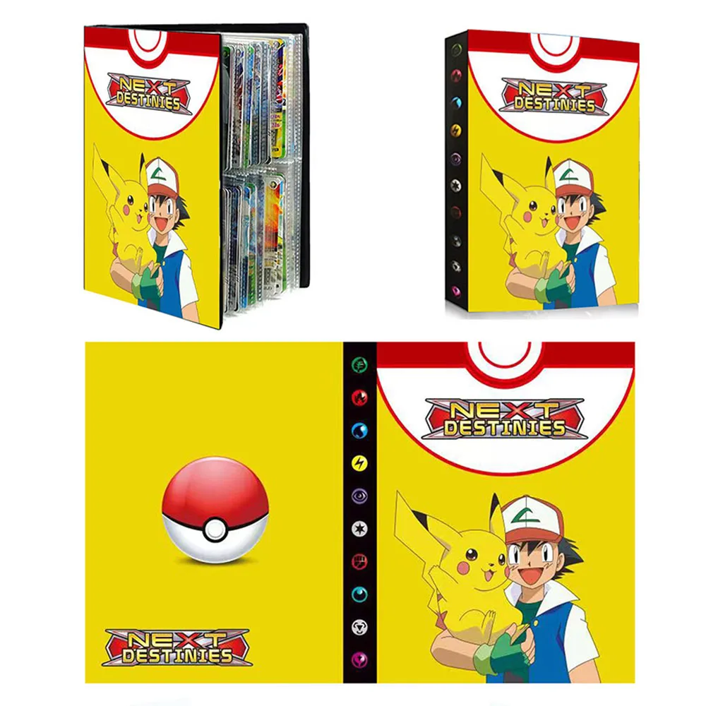 2021 Новый Покемон карты фотоальбом книги с рисованным Аниме 240 шт. карточная игра