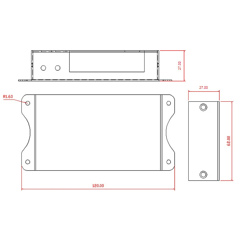 

TOP DC5-24V RGB LED Controller RF201 with 2.4GHz RF Press Remote for 5050 or 3528SMD RGB LED Strips