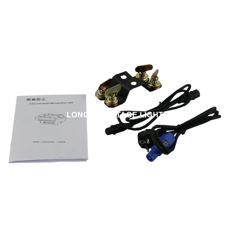 Бесплатная доставка 2 шт./лот копия американский Dj Kaos 9*12 Вт RGBW движущаяся головка