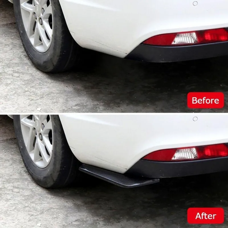 Защита заднего бампера автомобиля от царапин и сколов Car Rear Bumper Lip Diffuser Splitter Spoiler для KIA Rio K2 K3 K5 KX5 Cerato Soul Forte Sportage R Sorento.