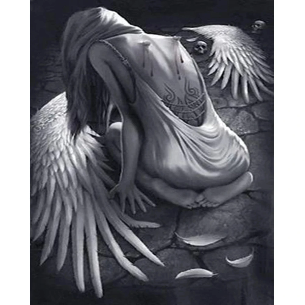 

5D DIY Broken Wing Angel Diamond Painting Mosaic Home Decoration Cross Stitch Handmade Gift