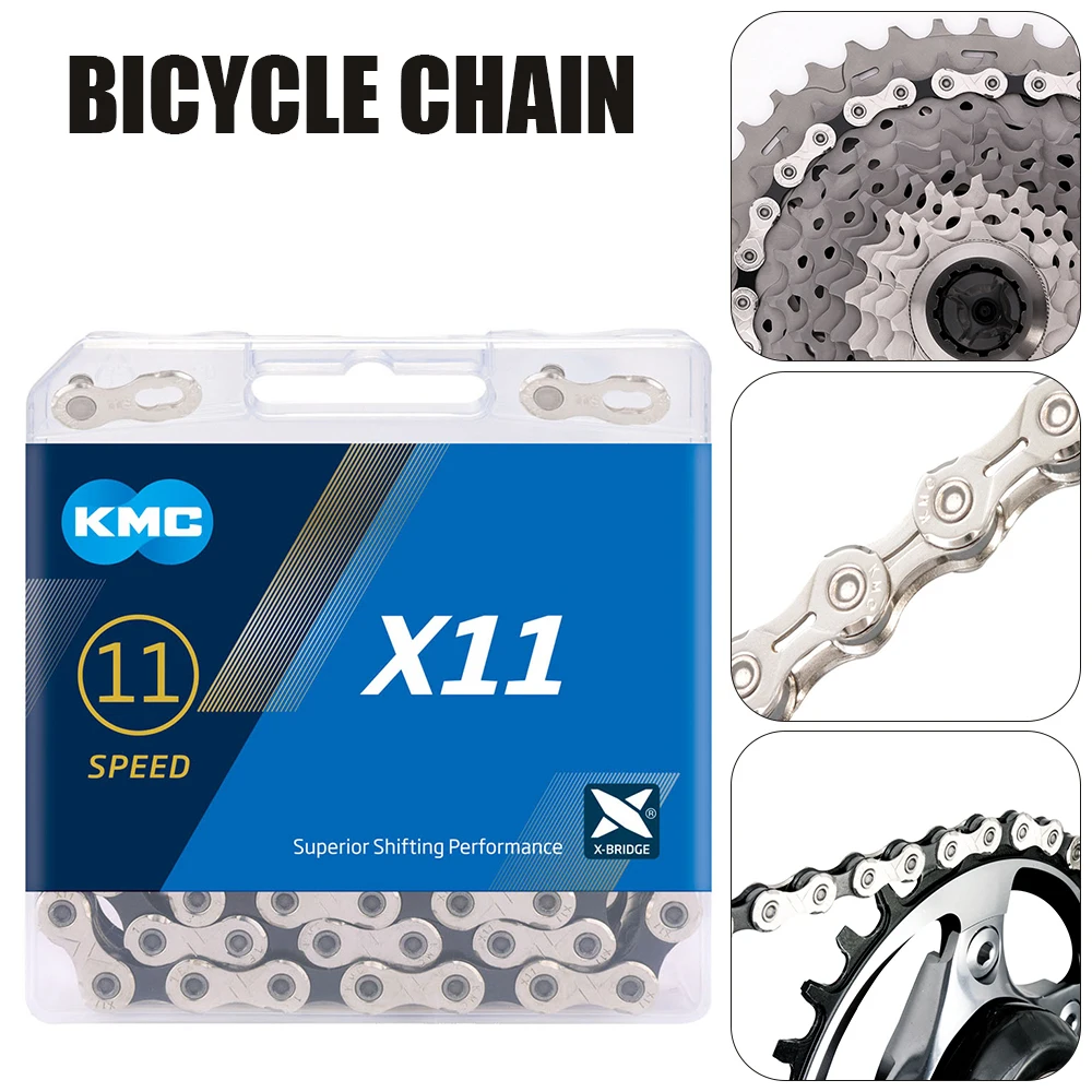 

KMC Bicycle Chain X11.93 X11 MTB Road Bike Chain 118L 11 Speed Mountain Bike Chain With Original box and Magic Button