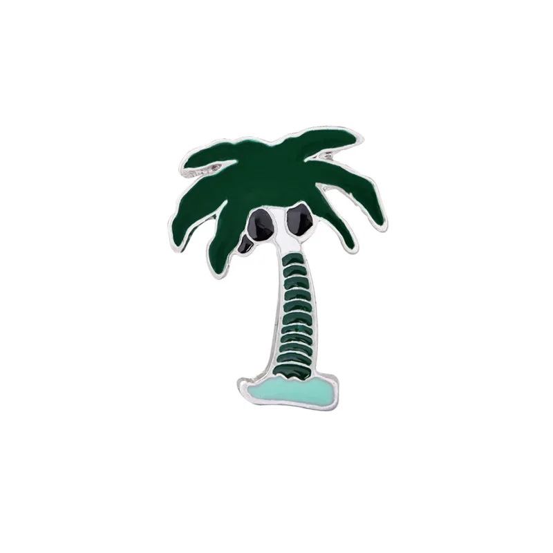 

DIY Cute Fashion Cartoon Toucan Cocoa Pineapple Tree Ice Cream Rainbow Sea Sunshine Brooch Pin Acupuncture Shirt Jewelry