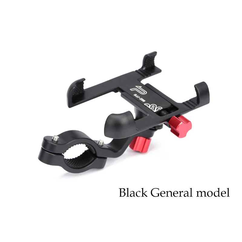 Black-SJJ299 Алюминиевый держатель URANT для мотоцикла с поворотом на 360 градусов, крепление на руль велосипеда для мобильного телефона, подставка для телефона с gps - Цвет: Black-SJJ299