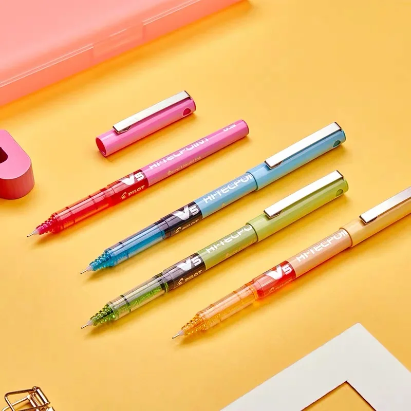 

1pcs Japan Pilot BX-V5 Pink Hi-Tecpoint Extra Fine Rollerball Pen 0.5mm Student Office 12 Colors Available