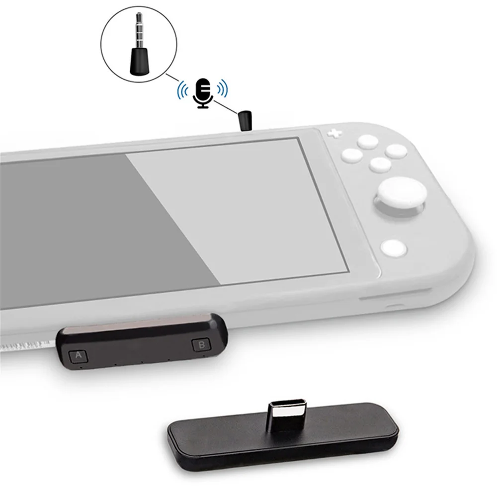 Беспроводной Bluetooth аудио USB Type-C адаптер передатчик NS07 для Nintendo Switch/Switch Lite/ Switch TV Dock