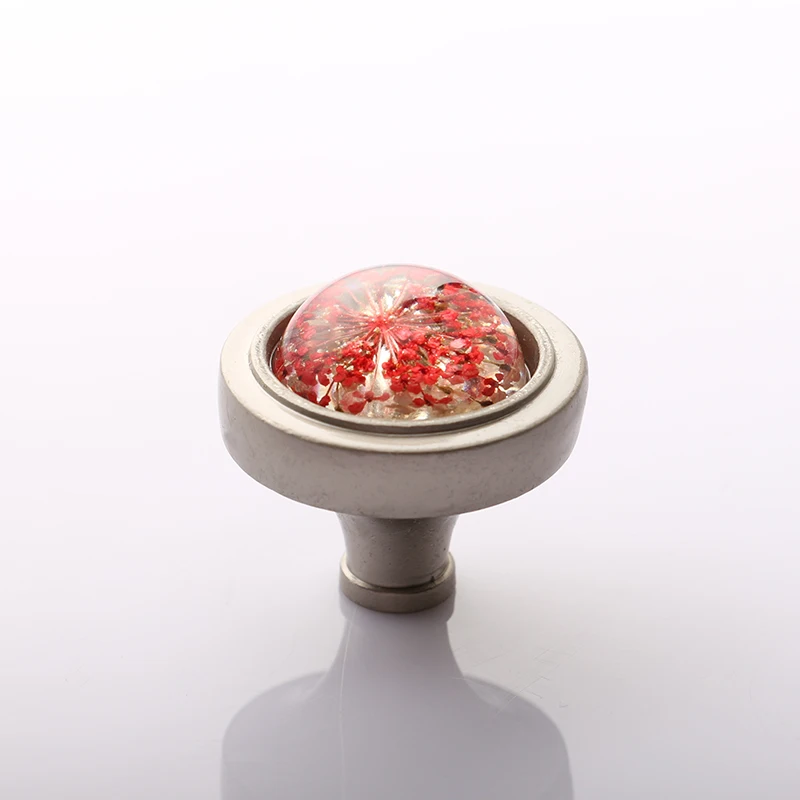 Высококачественный художественный цветной декоративный узор ручки шкаф для