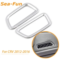 for honda crv 2012 2013 2014 2015 2016 car head front dashboard air conditioner ac upper vent outlet trim cover abs accessories