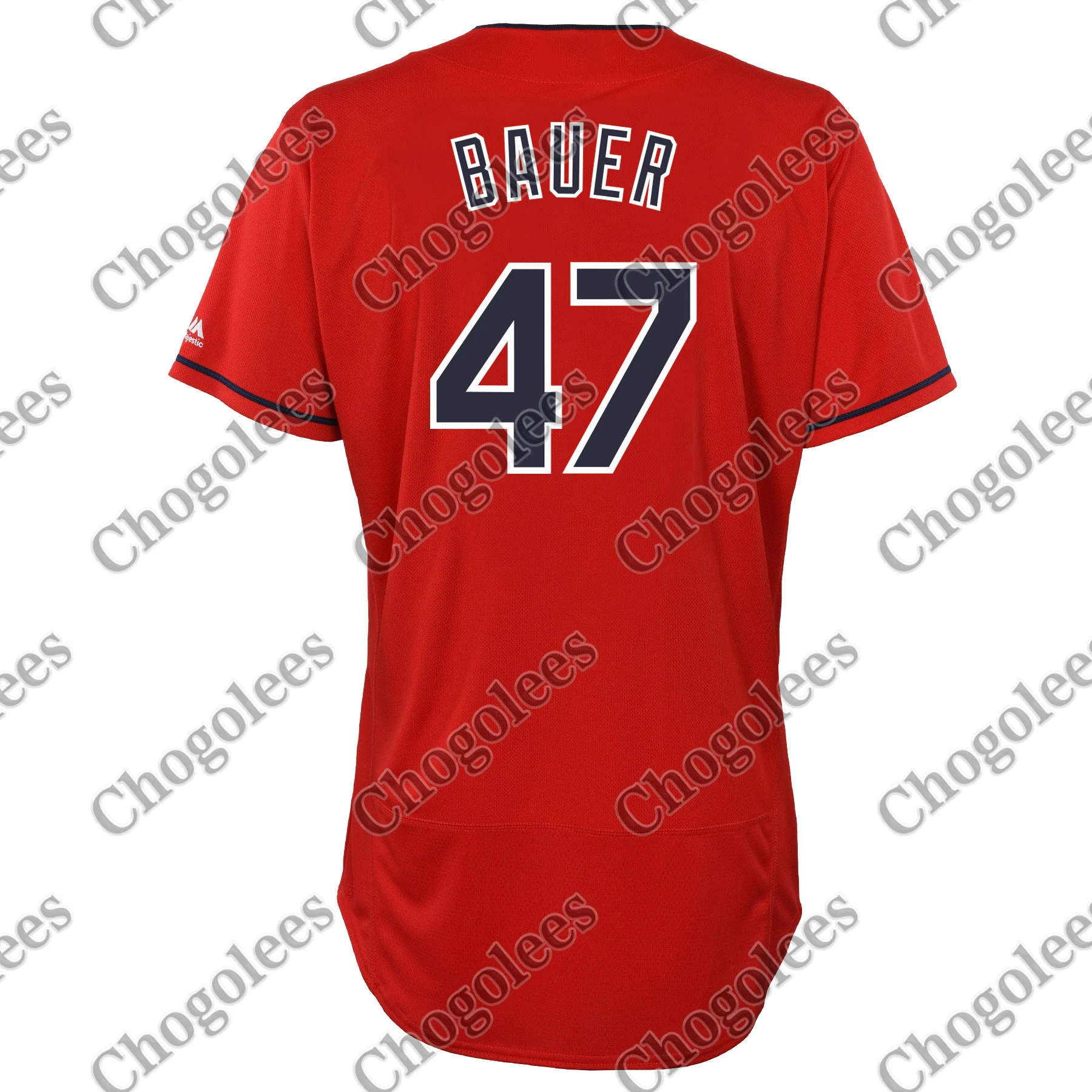 

Baseball Jersey Trevor Bauer Cleveland Majestic Alternate 2019 Flex Base Collection Player Jersey - Scarlet
