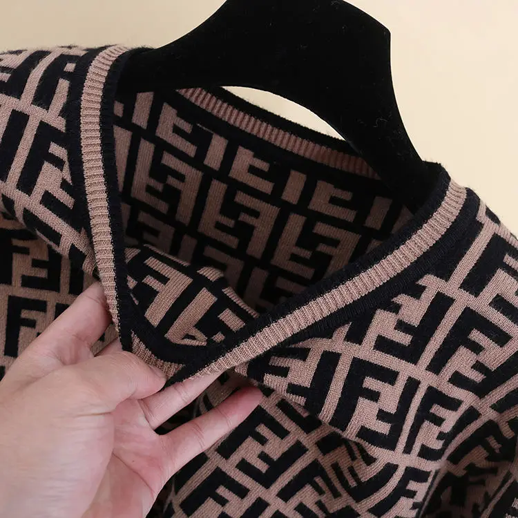 

New sweater round neck Pullover Knitted Top