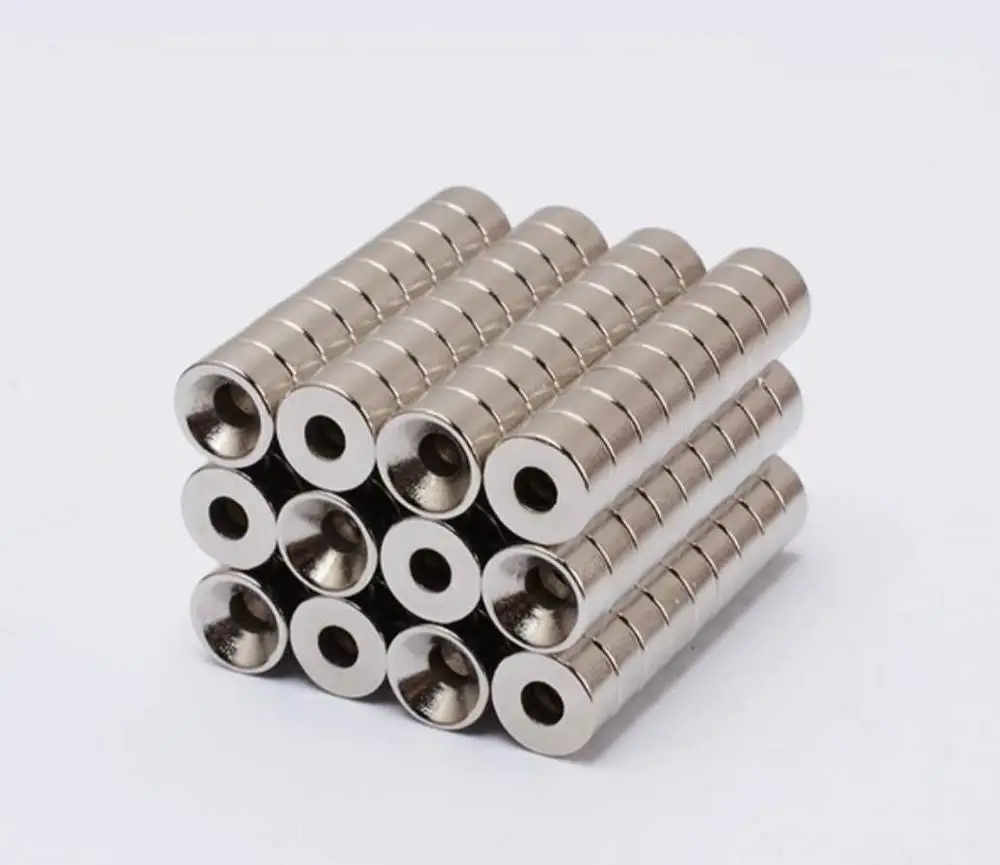 Neodymium Magnet N35 Block Countersunk Permanet Strong Magnets Accept Custom Size | Other Tool Parts