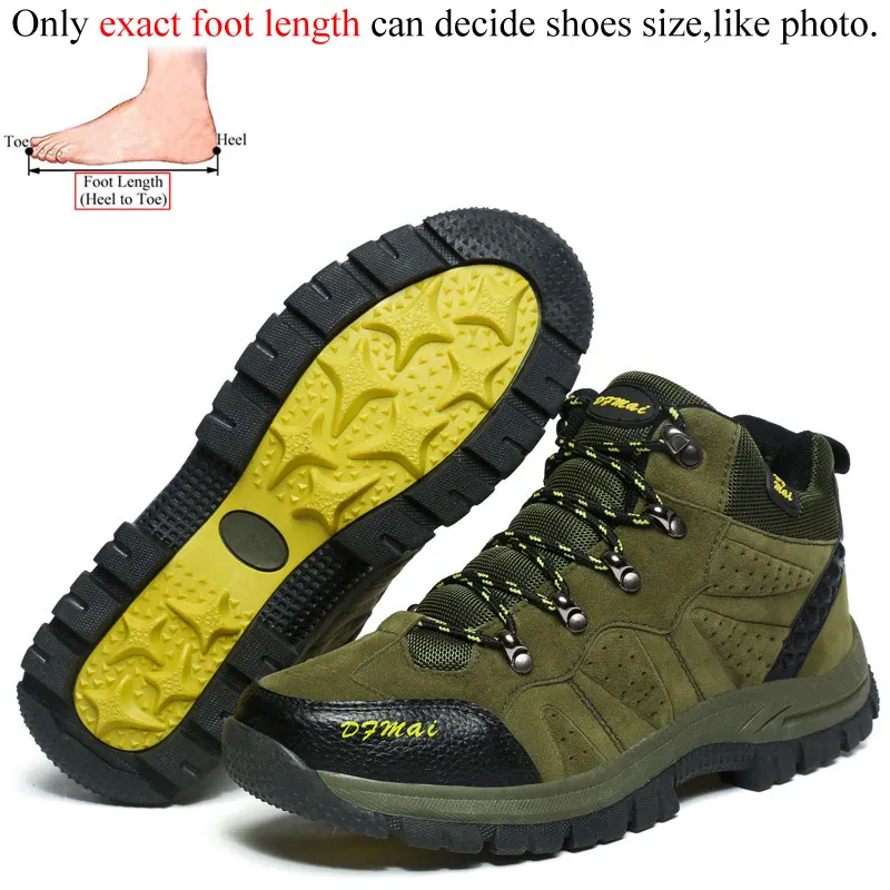 Thin Army Green 3 Походная обувь для альпинизма; мужские ботинки; треккинговые уличные ботинки; hombre botas senderismo zapatillas treking trail wandelschoenen heren - Цвет: Thin Army Green 3