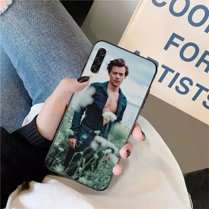 

Harry Styles Treat people with kindness Phone Case For Samsung A40 A31 A50 A51 A71 A20S S8 S9 Plus note 20 ultra