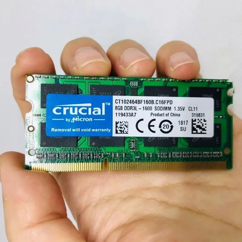 crucial rams ddr3 8gb ddr3l 1600 sodimm 1 35v laptop memory ddr3 8gb 1600mhz laptop memoria notebook ram ddr3 12800 8gb 1600 free global shipping