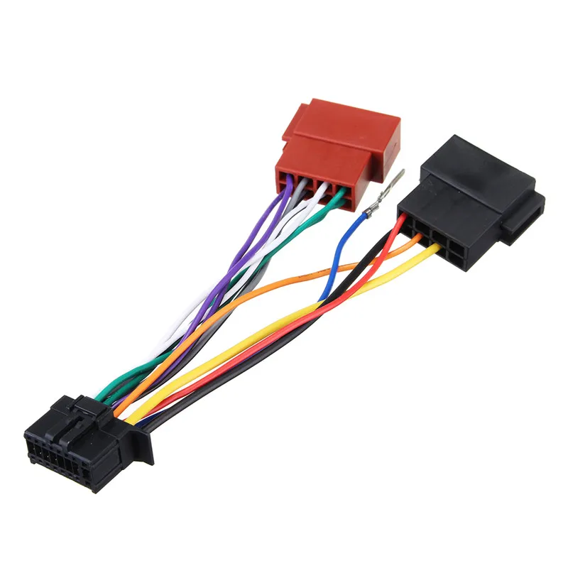 

16 Pin Car CD Tail Line Stereo Radio Player ISO Wiring Harness Connector Audio Cable For Pioneer 2003-on