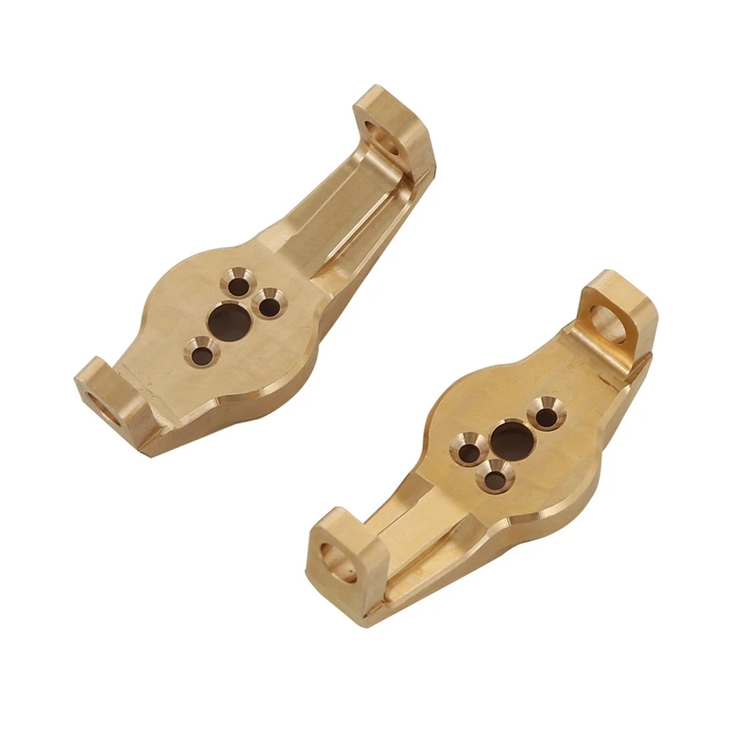 

1 Set Counterweight Brass Steering Knuckle & Hub Carrier & Knuckle Portal Cover for 1/10 RC Crawler Traxxas TRX4