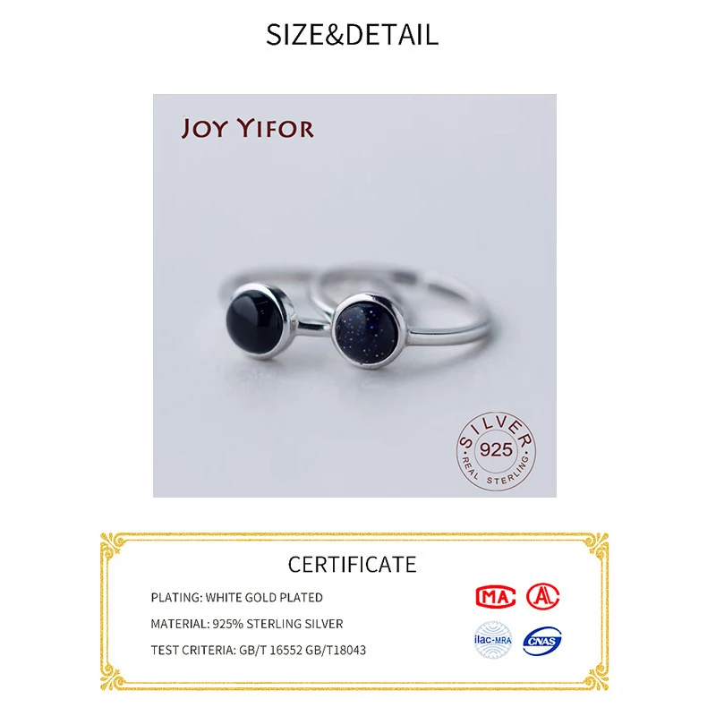 Кольцо женское регулируемое из черного эмалированного серебра 925 пробы |