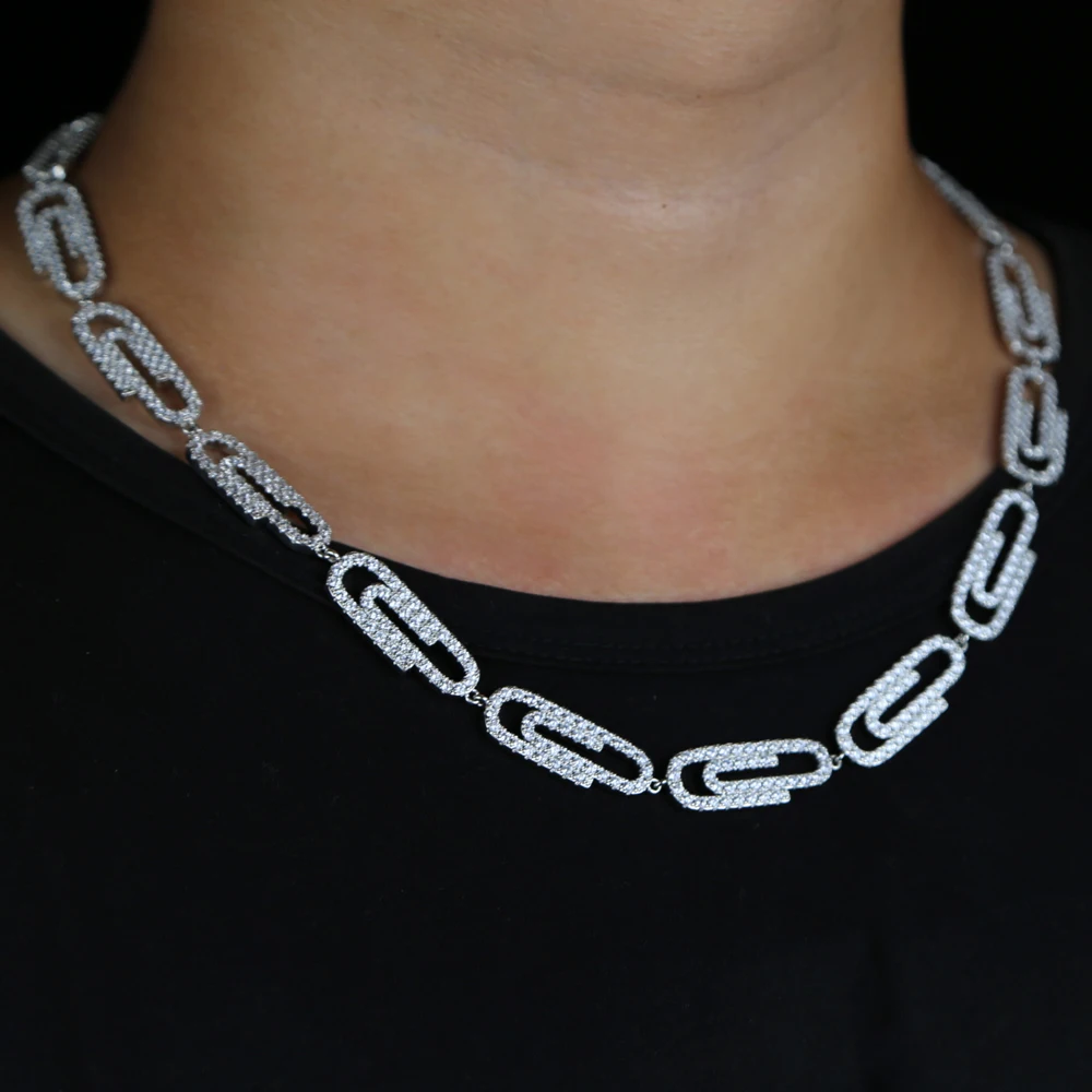 2021 в стиле хип хоп тренд панк английская булавка Кнопка подвеска колье серебро