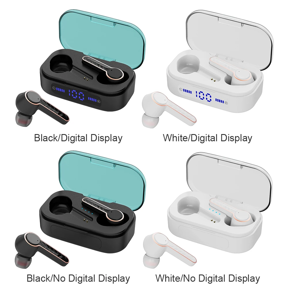 T19 наушники вкладыши TWS с Беспроводной Bluetooth 5 0 мини сенсорный экран громкой связи
