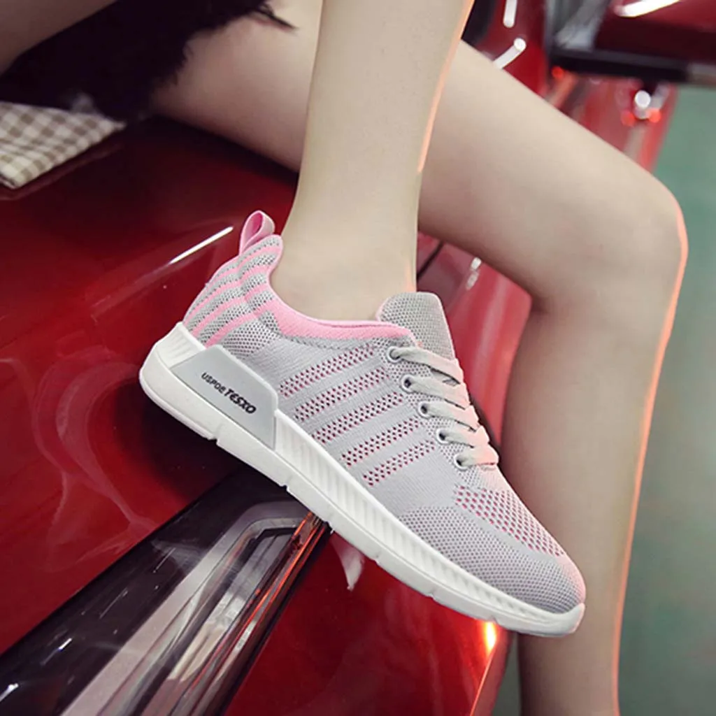 Женские беговые кроссовки четыре сезона дышащая Спортивная обувь для женщин