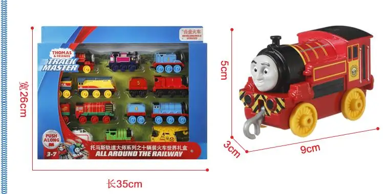 

Thomas and Friends 10/trains Trains Diecast Collection Trackmaster for Children Diecast Brinquedos Boys Toys Blocks