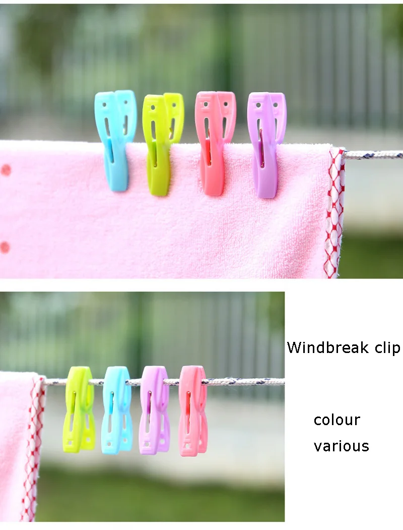 Прищепки для одежды 20 шт. прочные ветрозащитные прищепки пластиковый зажим