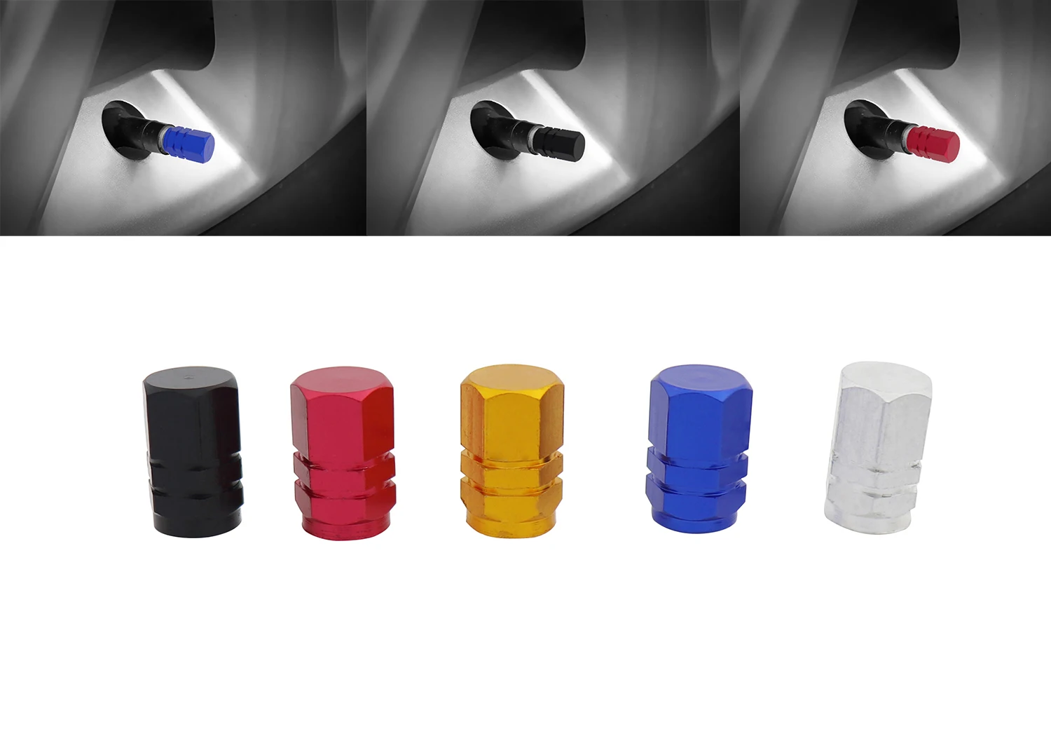 4 шт. алюминиевый американский стиль автомобильный вентиль шины колеса Theftproof