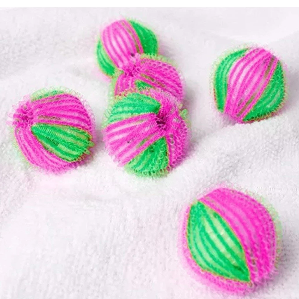 

6pcs Hair Removal Decontamination Magic Laundry Ball Clothing Hair Pilling Removing Magic Ball 3.5cm Clothes Hair Ball Wash Ball