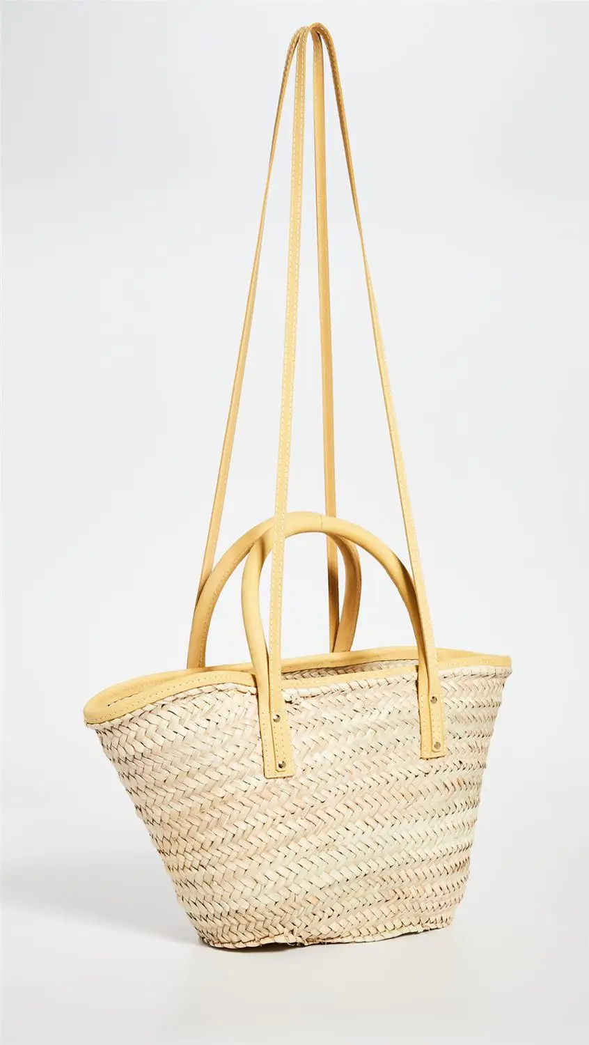 

Straw Tote Bags Famous Brand Rattan Weave Women Basket Summer Beach Shoulder Fashion Handmade Lady Handbags