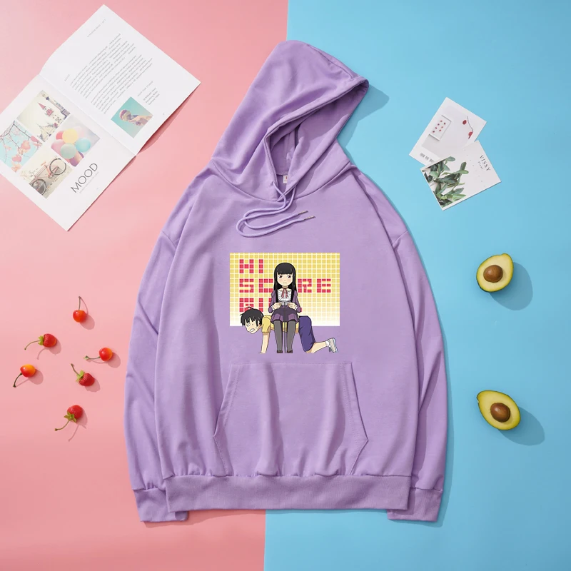 

High Score Girl Hoodies Cartoon Fashion Harajuku Hoodie Men Women Hooded Sweatshirts Casual Kids High Score Girl Pullovers