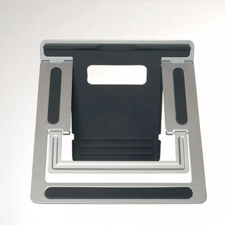 

Portable Thin Ergonomic Folding High Quality Aluminum Adjustable Metal notebook Tablet Laptop Computer Stand Holder