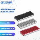 Радиатор GUDGA SSD M2 NVME, радиатор с алюминиевым корпусом, Охлаждающий радиатор с термоподкладкой, три цвета, для PCIE NGFF 2280, для настольного ПК, SSD