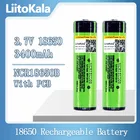 Аккумулятор LiitoKala NCR18650B, 18650 мАч, 3400 в, 3,7 мАч