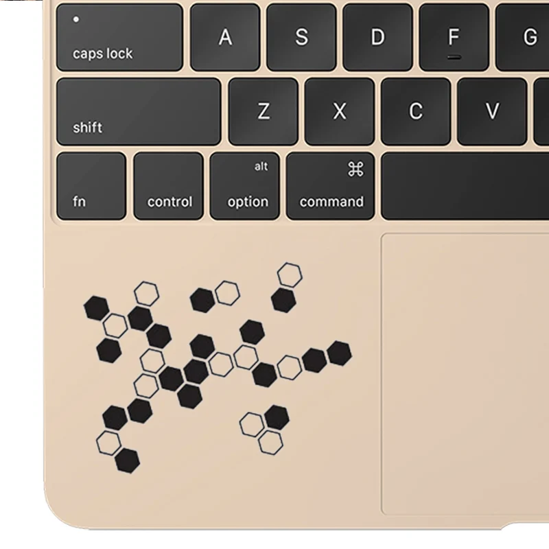 

Шестигранная сотовая наклейка для ноутбука Macbook Decal Pro 16 "Air Retina 11 12 13 15 дюймов Mac Book Skin 14, декоративный трекпад для ноутбука