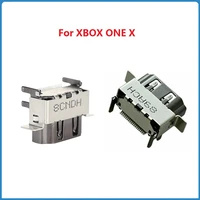 2pcs original for xbox one x hdmi compatible port socket for xbox one x scorpio host hdmi hd interface connector replacement