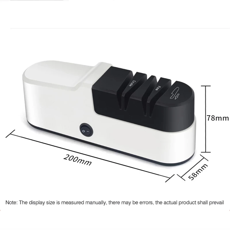 

Electric Knife Sharpener USB Charging Automatic Knife Grinder Household Wireless Electric Fast Sharpener Kitchen Tools