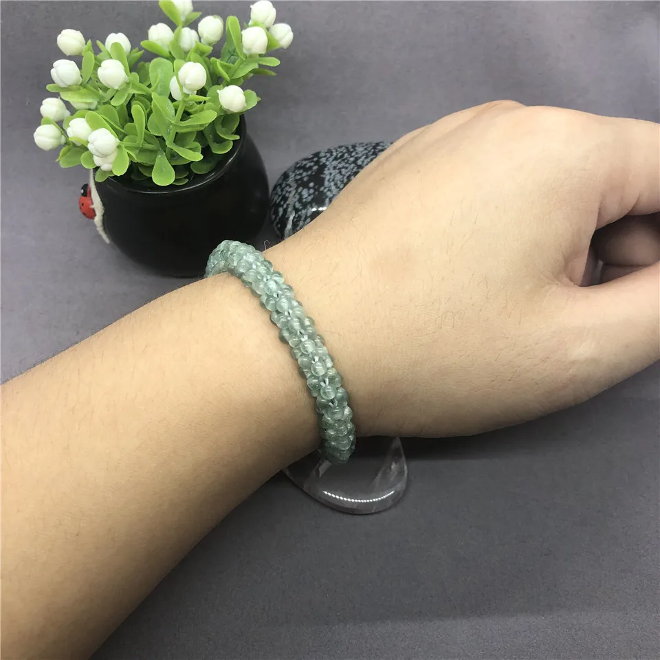 

Orange Sun Stone Colorful Tourmaline Apatite Small Beads Bracelet