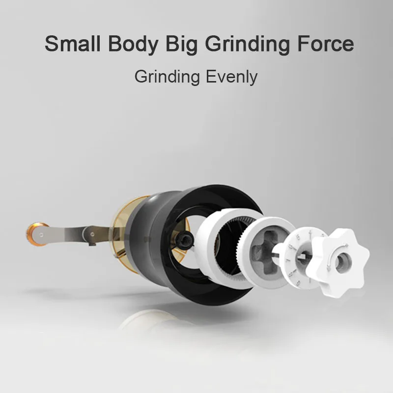 Мини кофемолка ручной шлифовальный станок портативная из нержавеющей стали