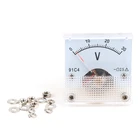 1 шт. 91C4 Вольтметр постоянного тока аналоговая панель Измеритель Напряжения Механическая указка Тип 3-250 В