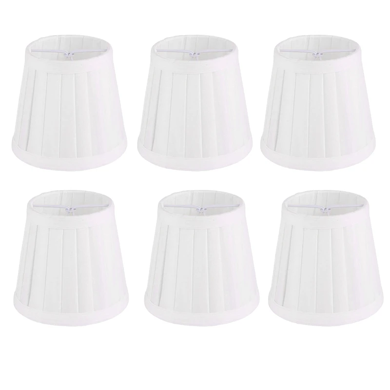 

Small Lamp Shade Set of 3 Chandelier Shade Small Lamp Shade Clip for Candelabra BulbsTable Chandelier Wall Lamp Set of 6