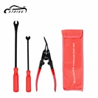 Новейшая модель; Лидер продаж, 3 предмета, удаления съемник рычажный инструмент двери автомобиля Панель отделкой обивка удержания Пинцет зажим плоскогубцы инструмент набор ручного инструмента