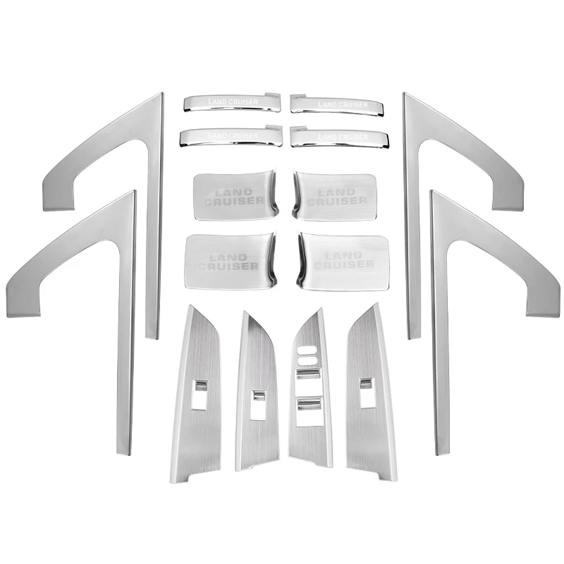 

For 2010-2021 Toyota Land Cruiser 200 J20 Modification Accessories Door Handle Upgraded Luxury Interior in the Car