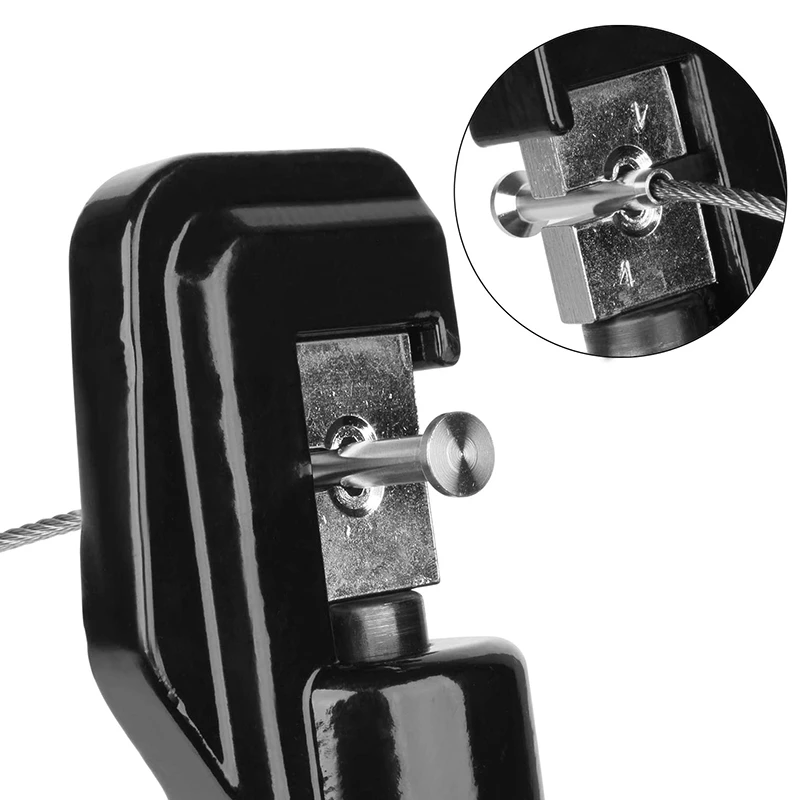 

20Pcs T316 Stainless Steel Fixed Ends Stemball Swage Stud Dead Ends Hardware Kit for 1/8inch Wire Rope Cable Railing