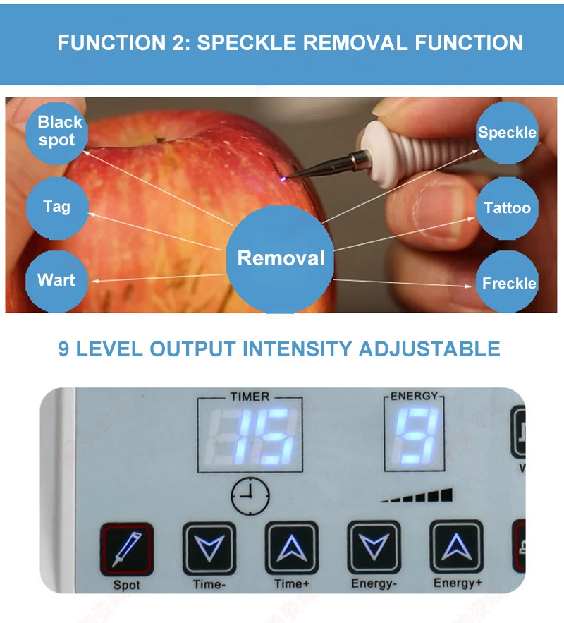 Ультразвуковой аппарат для ультразвуковой татуировки 3 в 1 устройство удаления