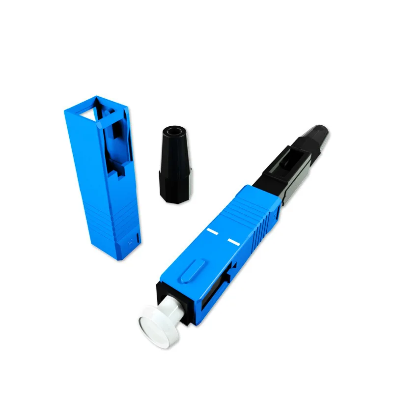 Ftth Fast Fiber Optic Connector SC UPC connector Single-Mode Patch Cord Tools Accessories High Quality Wholesale 100PCS/Lot